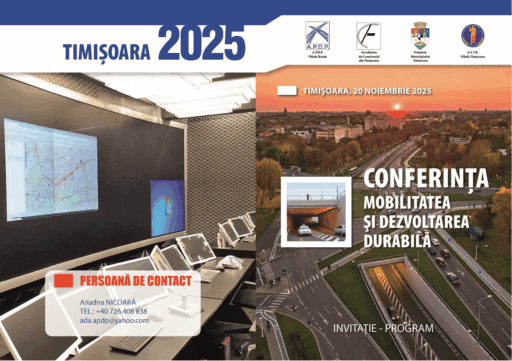 Invitație de participare la conferința „Mobilitatea și dezvoltarea durabilă”