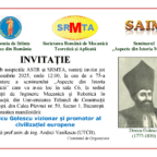 Invitaţie SAIM 75 – 30.10.2025