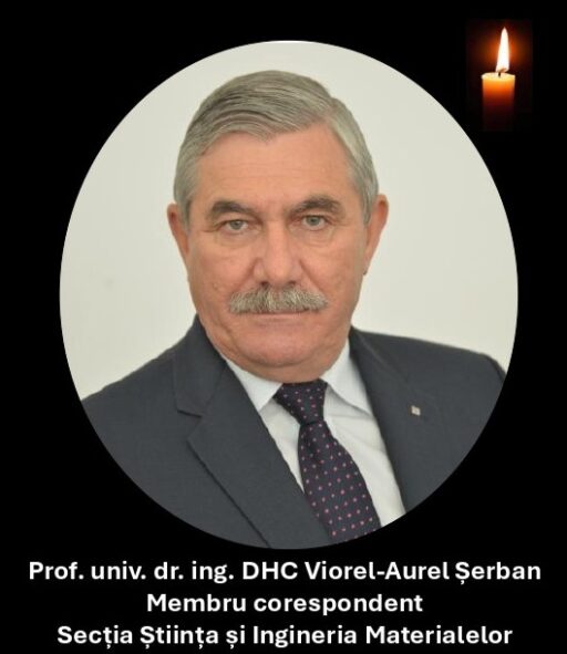 Anunţ deces Prof. univ. dr. ing. DHC  Viorel-Aurel Șerban