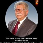 Anunţ deces Prof. univ. dr. ing. DHC Nicolae  ILIAŞ