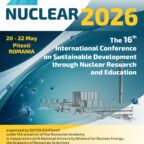 Primul apel Conferinta internationala “NUCLEAR 2026” RATEN ICN Pitesti 20-22 Mai 2026