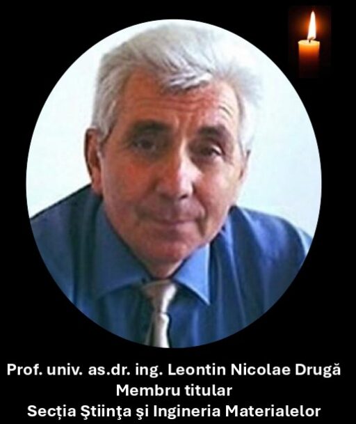 Anunţ deces Prof. univ. as. dr. ing. Leonida Nicolae Drugă