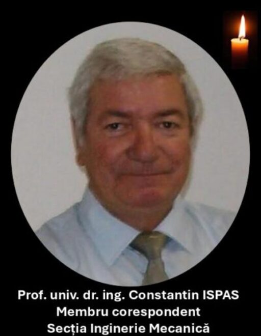Anunţ deces Prof. univ. dr.ing. DHC Constantin Ispas